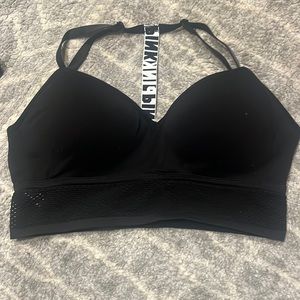 Pink Sports Bra Size Large